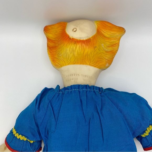 Bozo The Clown Knickerbocker Vintage Plush Toy Rubber Head Soft Body 15 Inch - Picture 9 of 10